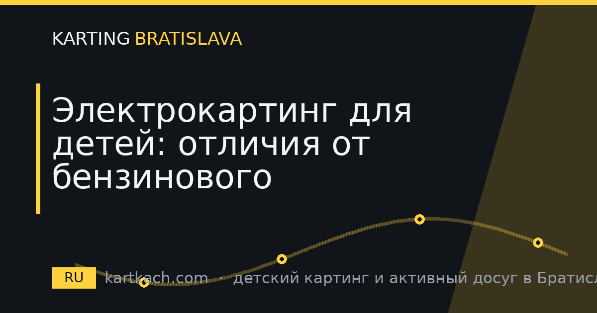 Электрокартинг для детей: отличия от бензинового