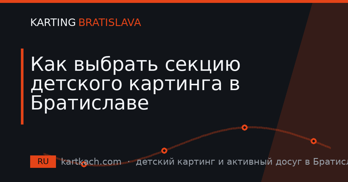 Как выбрать секцию детского картинга в Братиславе