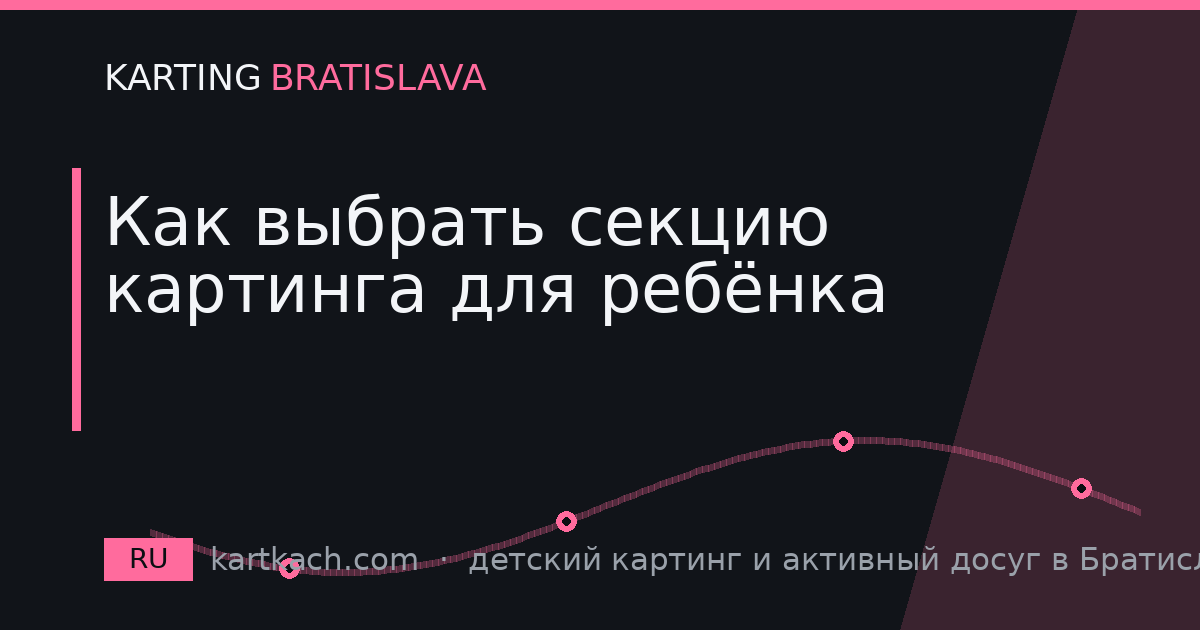 Как выбрать секцию картинга для ребёнка