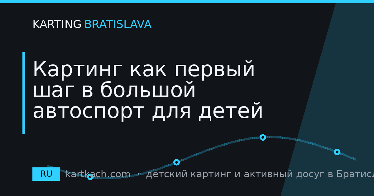 Картинг как первый шаг в большой автоспорт для детей