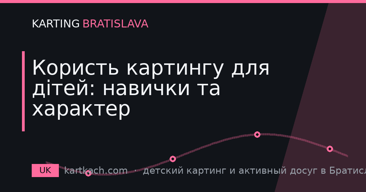 Користь картингу для дітей: навички та характер