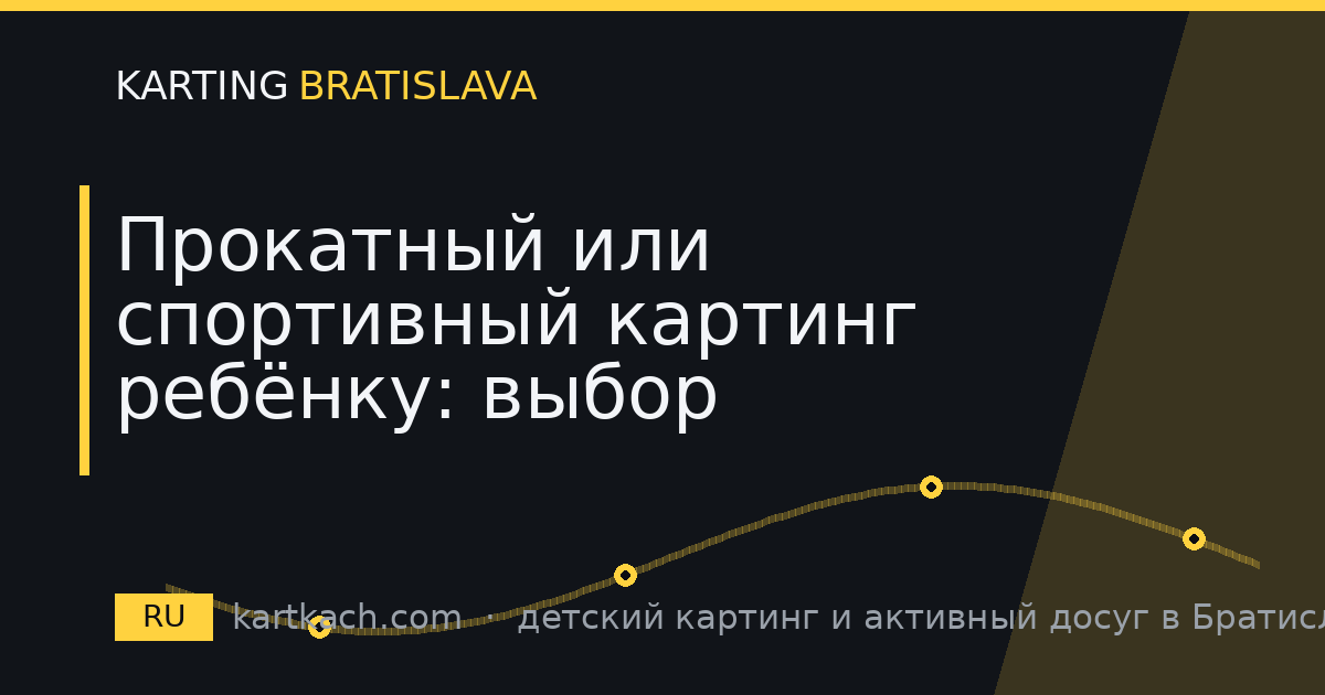 Прокатный или спортивный картинг ребёнку: выбор