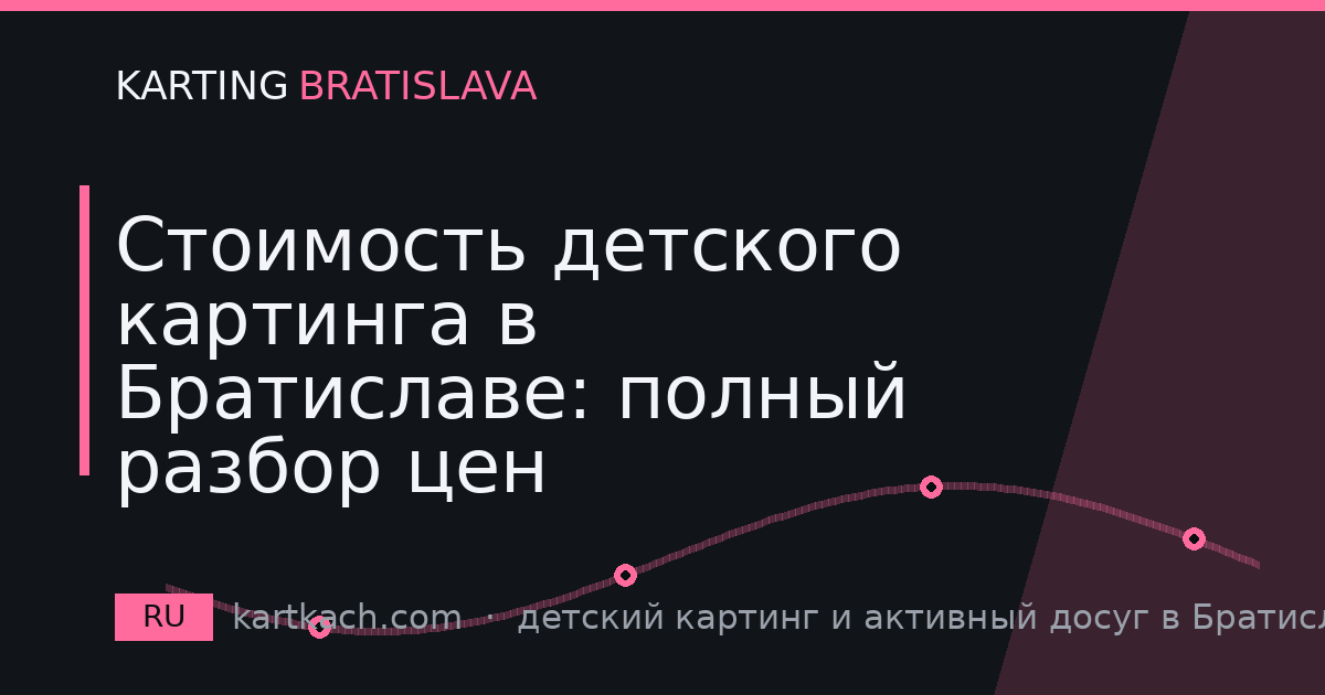 Стоимость детского картинга в Братиславе: полный разбор цен